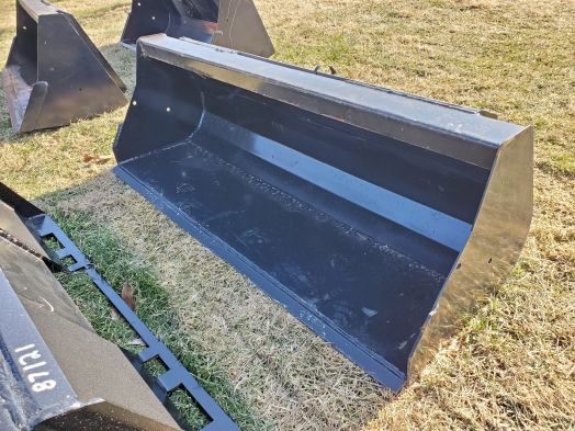 Black 54" Loader Bucket / bobtach
