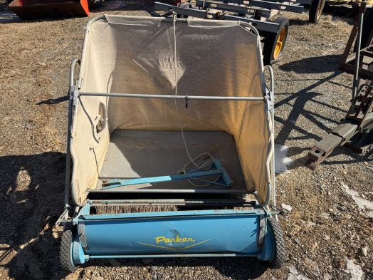 Parker tow behind lawn sweeper 