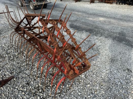 Ferguson 12' 3pt tine weeder with wings