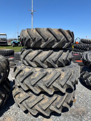 Galaxy set of ag tires and wheels 16.9-34 and 13.6-24 