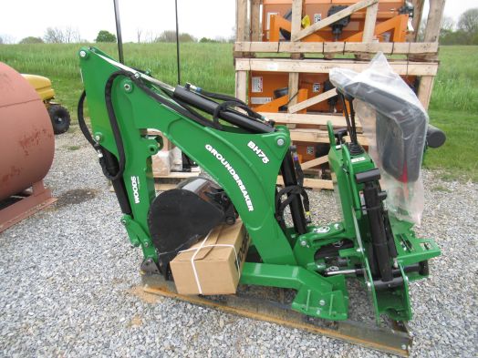 Woods BH75-1 backhoe with subframe for John Deere Tractors
