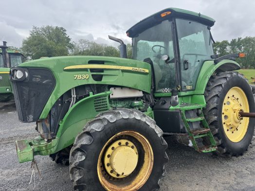 John Deere 7830 Salvage Tractor #0012651