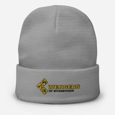 Wengers Logo Unisex Knit Beanie - Grey