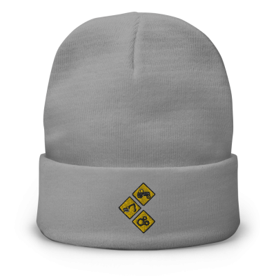 Wengers Diamonds Unisex Knit Beanie - Grey