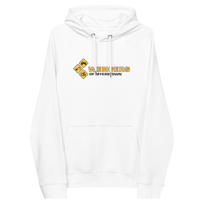 Wengers Logo Unisex Hoodie - White