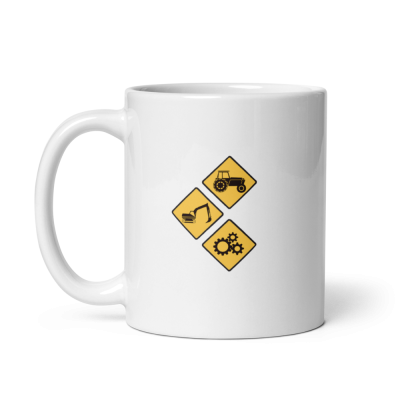 Wengers Glossy Mug - White
