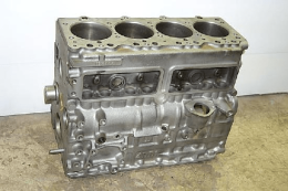 White Cylinder Block