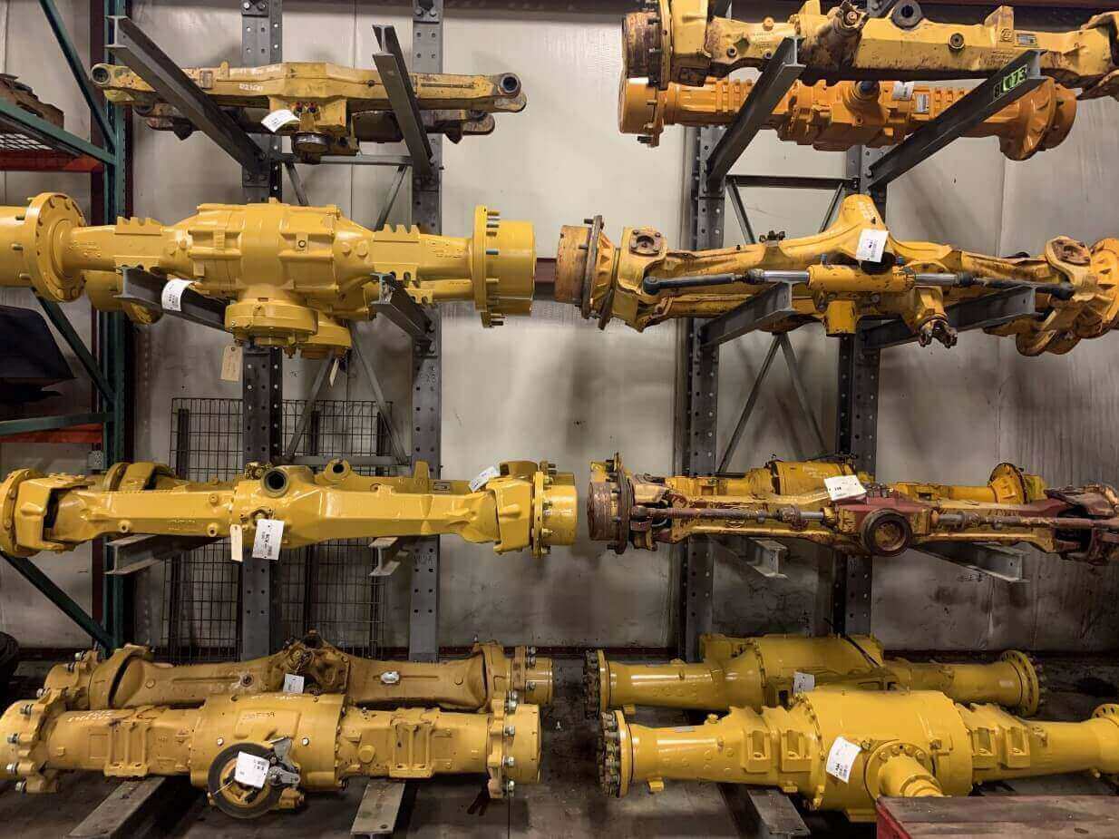 Caterpillar construction parts at Wengers